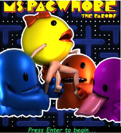 Pac Man Cartoon Porn - Ms. PacWhore Porn Video Sex Game Review | SexEmulator